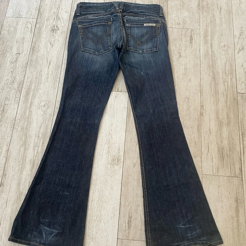 William Rast Savoy Blue Boot Cut Jeans - Y2K Vintage Size 27 - Picture 2 of 5
